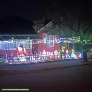 Christmas Light display at 16 Anglo Square, Carlton