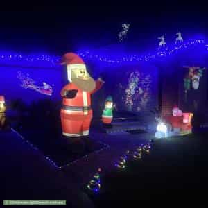 Christmas Light display at 17 Erong Avenue, Gilles Plains