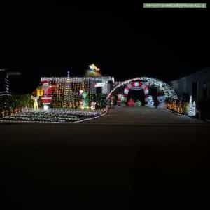 Christmas Light display at 49 Mataro Drive, Dayton