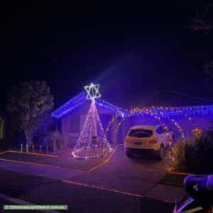 Christmas Light display at 25 Trailblazer Drive, Undullah