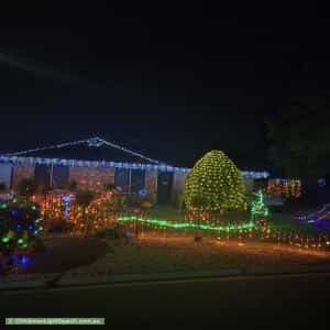 Christmas Light display at  Ina Close, Craigmore