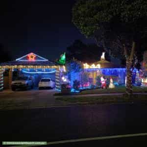 Christmas Light display at 50 Barossa Avenue, Vermont South