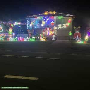 Christmas Light display at 55 Duffield Road, Kallangur