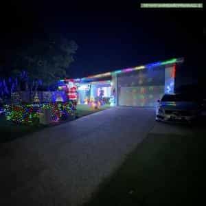 Christmas Light display at 2 Tree Ring Circuit, Mango Hill