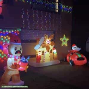 Christmas Light display at 40 Diadem Street, Lismore
