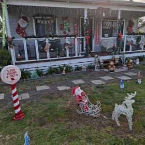 Christmas Light display at 8 Peake Crescent, Naracoorte