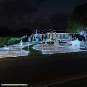 Christmas Light display at 22-24 Pocketwood Place, Upper Caboolture