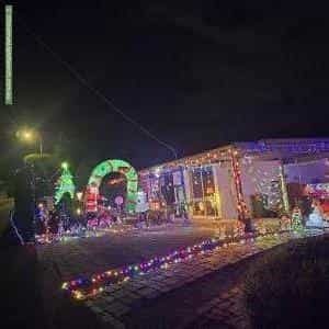 Christmas Light display at 49 Biram Drive, Warragul