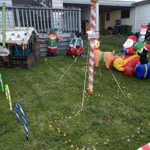 Christmas Light display at 48 Billson Street, Wonthaggi