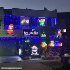 Christmas Light display at 175 David Drive, Sunshine West