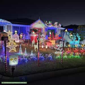 Christmas Light display at 3 Fernando Place, Safety Bay