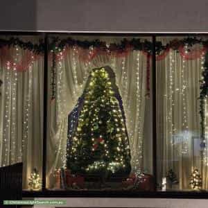 Christmas Light display at 137 Smith Street, Thornbury