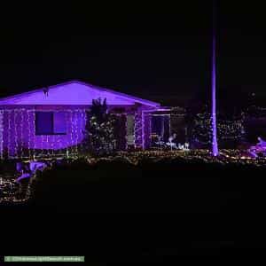 Christmas Light display at  Cooloola Close, South Gladstone