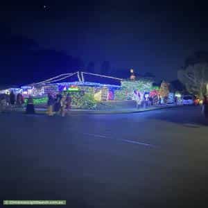 Christmas Light display at 13 Lascelle Drive, Vermont South