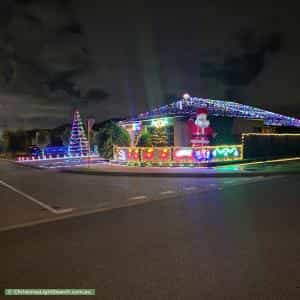 Christmas Light display at 28 Apatite Street, Banjup