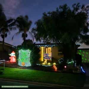 Christmas Light display at 19 Gollop Crescent, Redwood Park