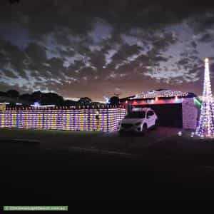 Christmas Light display at 26 Village Way, Bracken Ridge