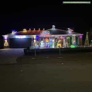 Christmas Light display at 5 Blackberry Crescent, Rosebud
