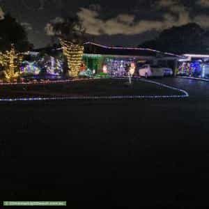 Christmas Light display at 15 Edmonton Place, Kingsley