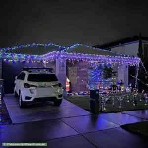 Christmas Light display at 40 Rhynhurst Street, Clyde North