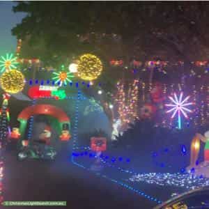 Christmas Light display at 27 Earnshaw Street, Gladesville