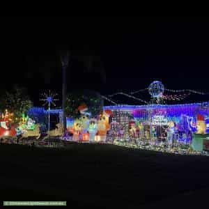 Christmas Light display at 12 Carmen Court, Joondalup