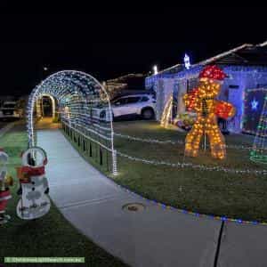 Christmas Light display at 5 Maize Avenue, Spring Farm