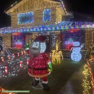 Christmas Light display at 40 Catania Street South, Wishart