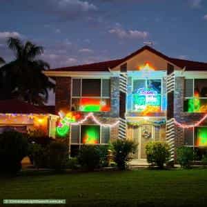 Christmas Light display at 42 Carnation Crescent, Calamvale