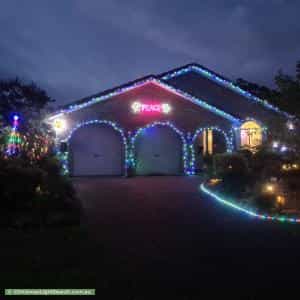 Christmas Light display at 33 Jasmine Drive, Bomaderry