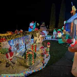 Christmas Light display at 17 Nyarrin Place, Cranbourne West