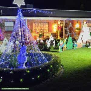 Christmas Light display at 2 James Place, Athelstone