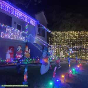 Christmas Light display at 9 Thomas Street, Cardiff