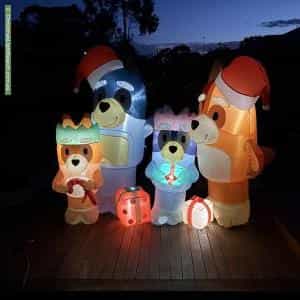 Christmas Light display at 4b Loch Street, Crib Point