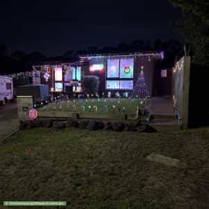 Christmas Light display at 4 Westa Close, Frankston
