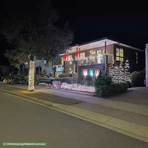 Christmas Light display at 31 Hawke Street, Googong