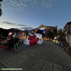 Christmas Light display at 54 Cheviot Drive, Truganina