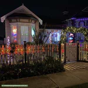 Christmas Light display at 41 Elizabeth Street, Mayfield