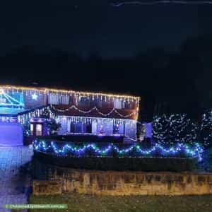 Christmas Light display at 9 Holford Crescent, Gordon