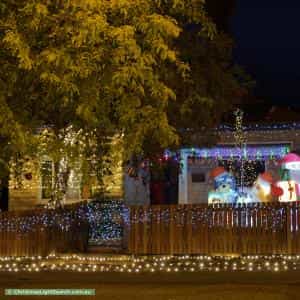 Christmas Light display at 44 Old Princes Highway, Nairne