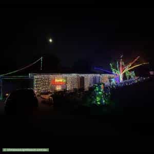 Christmas Light display at 36 Denovan Circuit, Calwell
