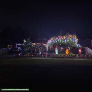 Christmas Light display at  Connors Flat Road, Wandin North