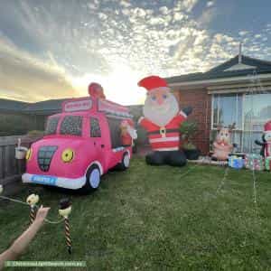 Christmas Light display at 39 Coolong Avenue, Berwick