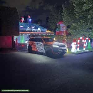 Christmas Light display at 25 Scott Street, Canterbury