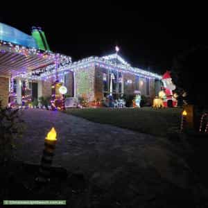 Christmas Light display at  45 Scenic Circle, Budgewoi