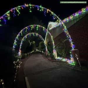Christmas Light display at 24 Edney Road, High Wycombe