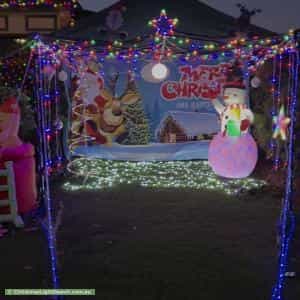 Christmas Light display at  Sandy Drive, Victoria Point