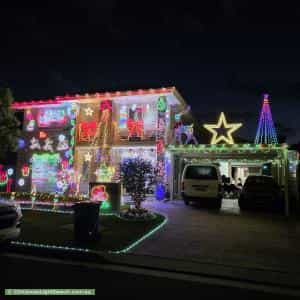 Christmas Light display at 11 Travers Street, Moorebank