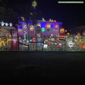 Christmas Light display at 5 Eron Street, Kangaroo Flat