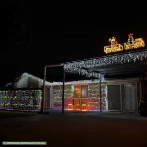 Christmas Light display at 14 Shelford Court, Boronia Heights